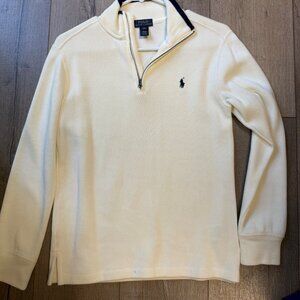 Big Boys Long-Sleeve Estate-Rib Quarter-Zip Pullover